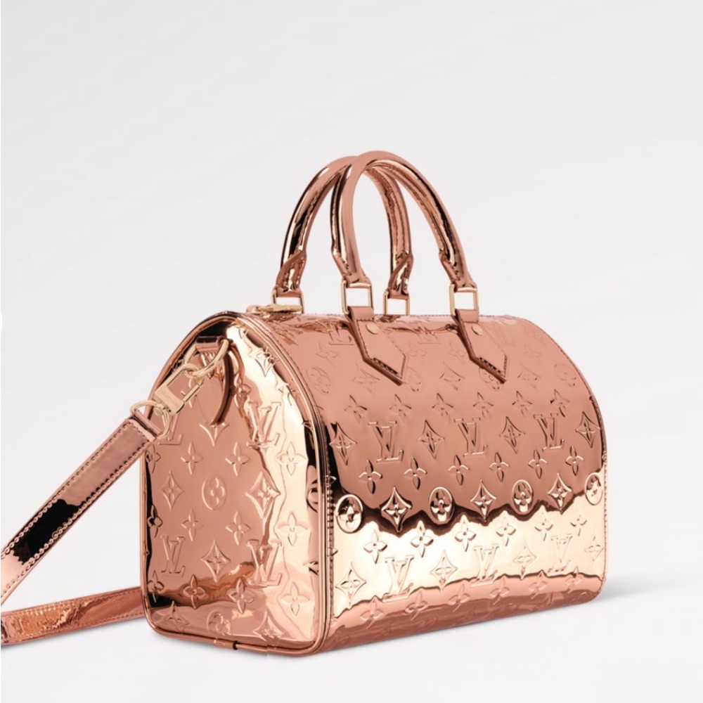 Louis Vuitton speedy Bandouliere 25 in copper monogram Mirior RGH new - Picture 3 of 10
